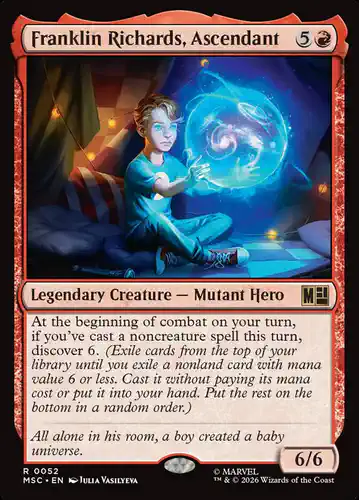 Franklin Richards, Ascendant - msc Spoiler