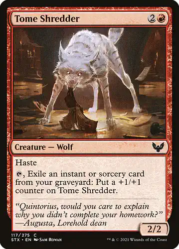 Tome Shredder - stx Spoiler