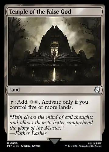 Temple of the False God - pip Spoiler