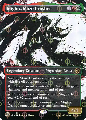 Migloz, Maze Crusher - one Spoiler