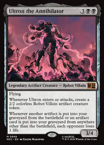 Ultron the Annihilator - msc Spoiler