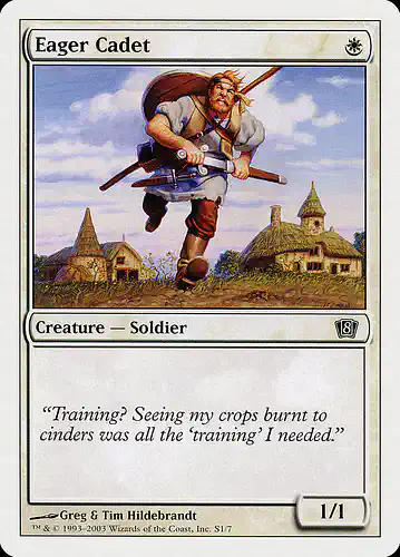 Eager Cadet - 8ed Spoiler