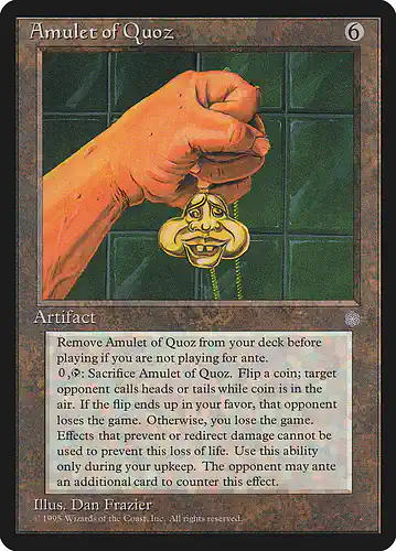 Amulet of Quoz - ice Spoiler