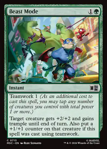 Beast Mode - msc Spoiler