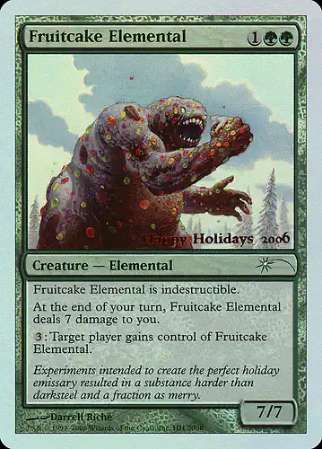 Fruitcake Elemental - hho Spoiler