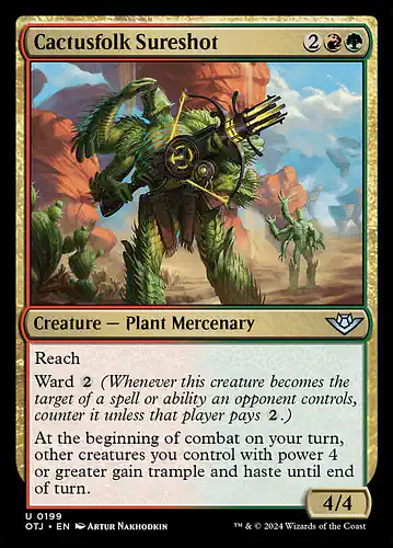 Cactusfolk Sureshot - otj Spoiler