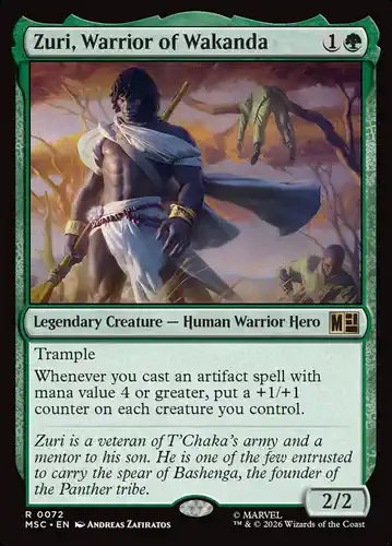 Zuri, Warrior of Wakanda - msc Spoiler