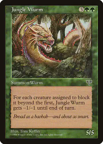 Jungle Wurm - mir Spoiler