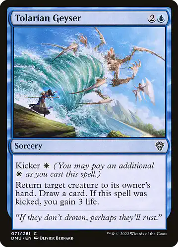 Tolarian Geyser - dmu Spoiler