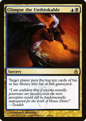 Glimpse the Unthinkable - rav Spoiler