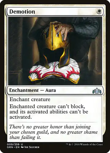 Demotion - grn Spoiler