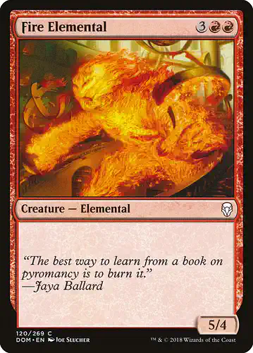 Fire Elemental - dom Spoiler