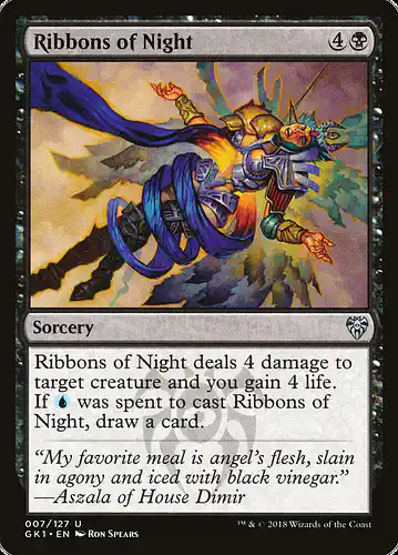 Ribbons of Night - gk1 Spoiler