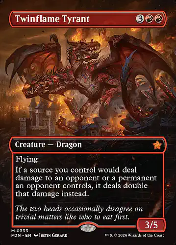 Twinflame Tyrant - fdn Spoiler