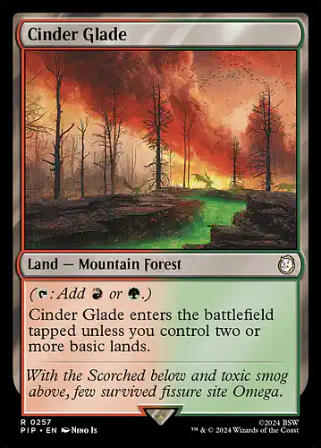 Cinder Glade - pip Spoiler