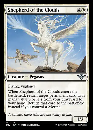 Shepherd of the Clouds - otj Spoiler