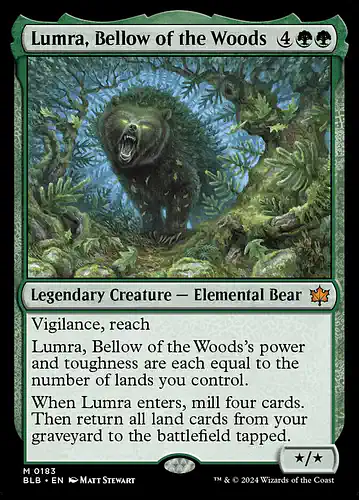 Lumra, Bellow of the Woods - blb Spoiler