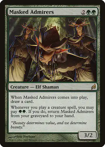 Masked Admirers - lrw Spoiler