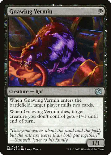 Gnawing Vermin - bro Spoiler