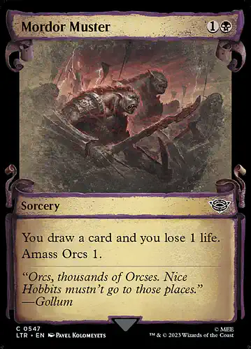 Mordor Muster - ltr Spoiler
