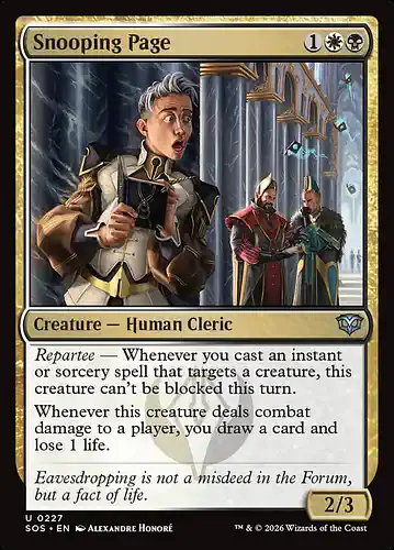 Snooping Page - sos Spoiler