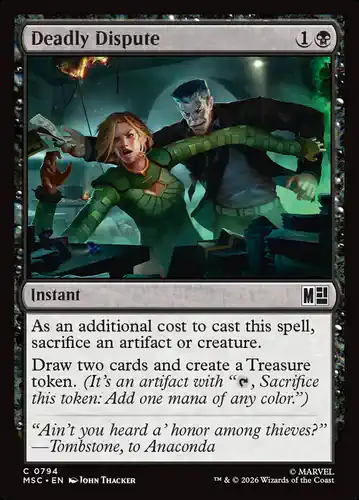 Deadly Dispute - msc Spoiler