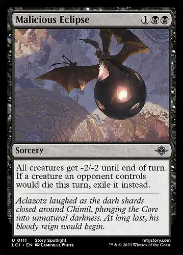 Malicious Eclipse - lci Spoiler