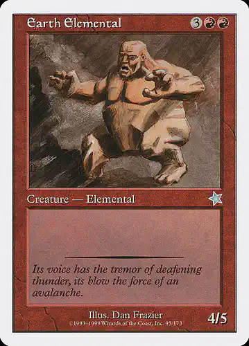 Earth Elemental - s99 Spoiler