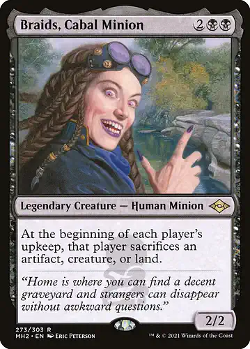 Braids, Cabal Minion - mh2 Spoiler