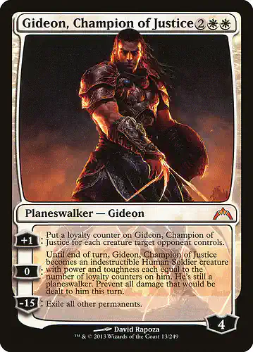 Gideon, Champion of Justice - gtc Spoiler
