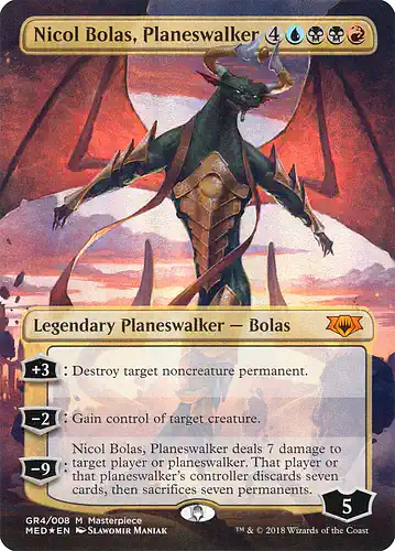 Nicol Bolas, Planeswalker - med Spoiler