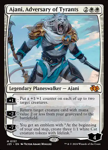 Ajani, Adversary of Tyrants - j25 Spoiler