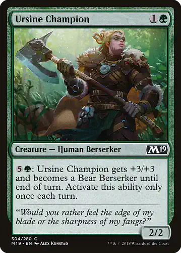 Ursine Champion - m19 Spoiler