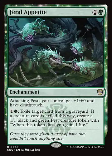 Feral Appetite - soc Spoiler