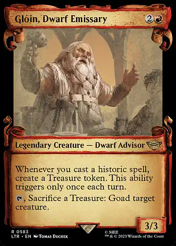Glóin, Dwarf Emissary - ltr Spoiler