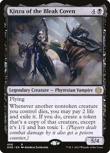 Kinzu of the Bleak Coven - one Spoiler