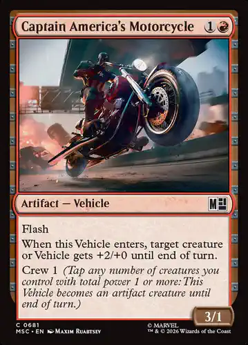 Captain America's Motorcycle - msc Spoiler
