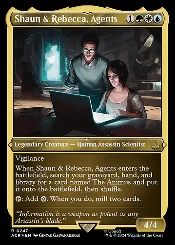Shaun & Rebecca, Agents - acr Spoiler