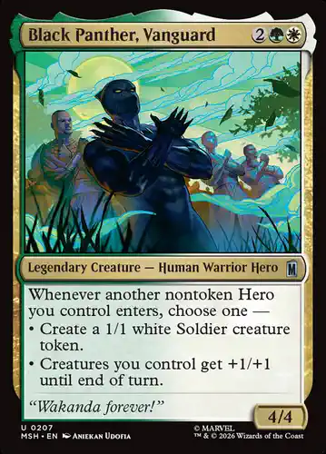 Black Panther, Vanguard - msh Spoiler