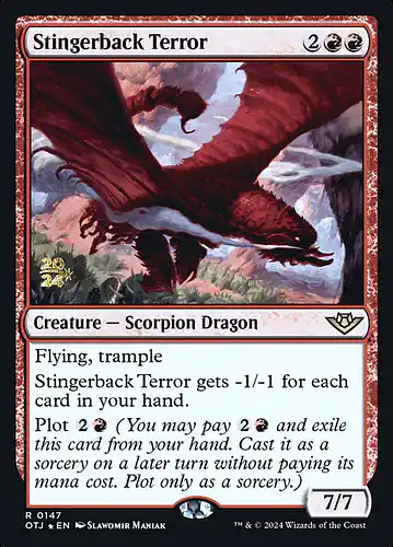 Stingerback Terror - otj Spoiler