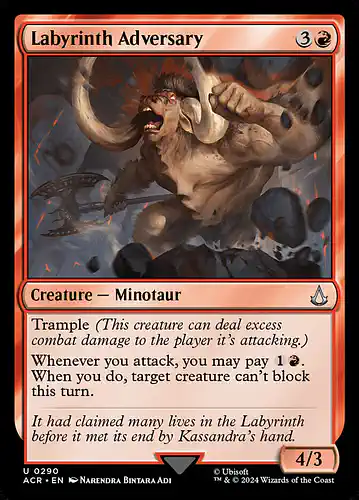 Labyrinth Adversary - acr Spoiler