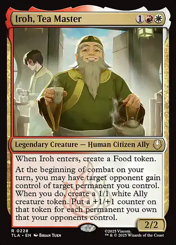 Iroh, Tea Master - tla Spoiler