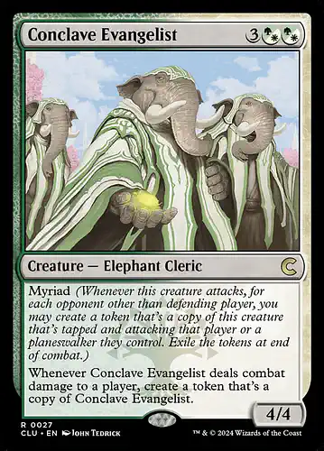 Conclave Evangelist - clu Spoiler