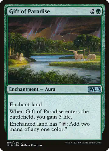 Gift of Paradise - m19 Spoiler