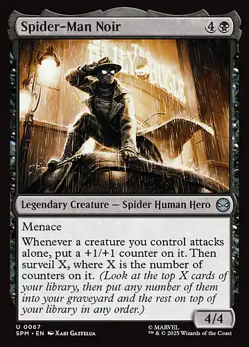 Spider-Man Noir - spm Spoiler