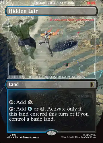 Hidden Lair - msh Spoiler
