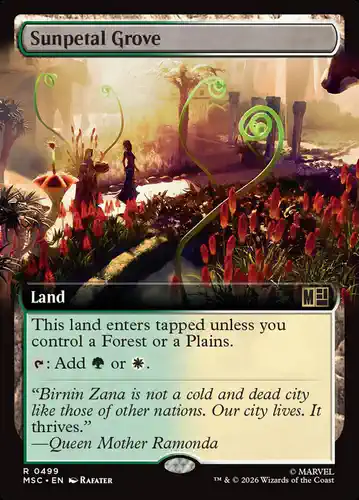 Sunpetal Grove - msc Spoiler