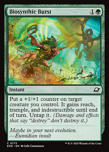 Biosynthic Burst - eoe Spoiler