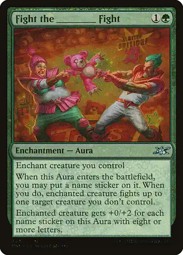 Fight the _____ Fight - unf Spoiler