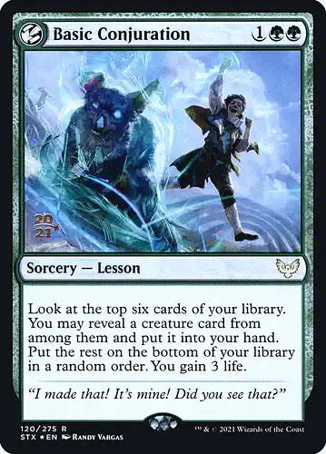 Basic Conjuration - stx Spoiler